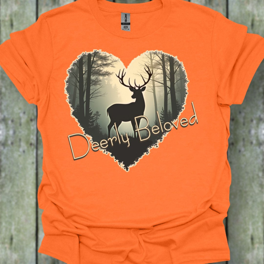 Deerly Beloved trendy T-shirt