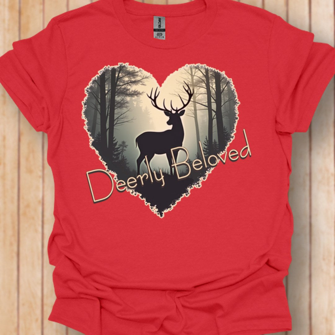 Deerly Beloved trendy T-shirt