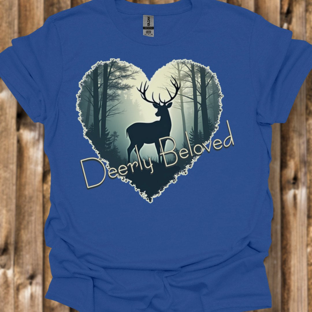 Deerly Beloved trendy T-shirt