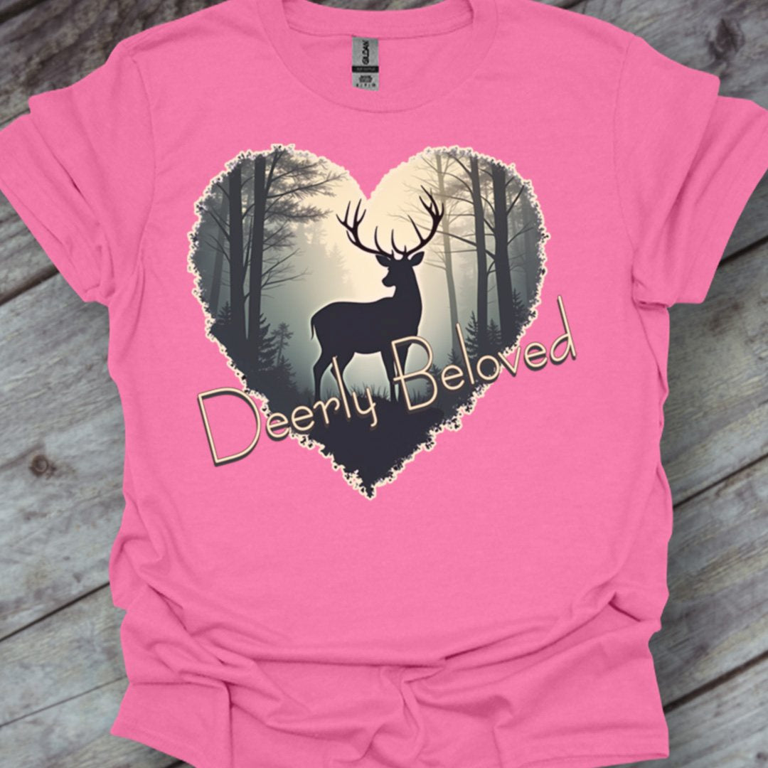 Deerly Beloved trendy T-shirt