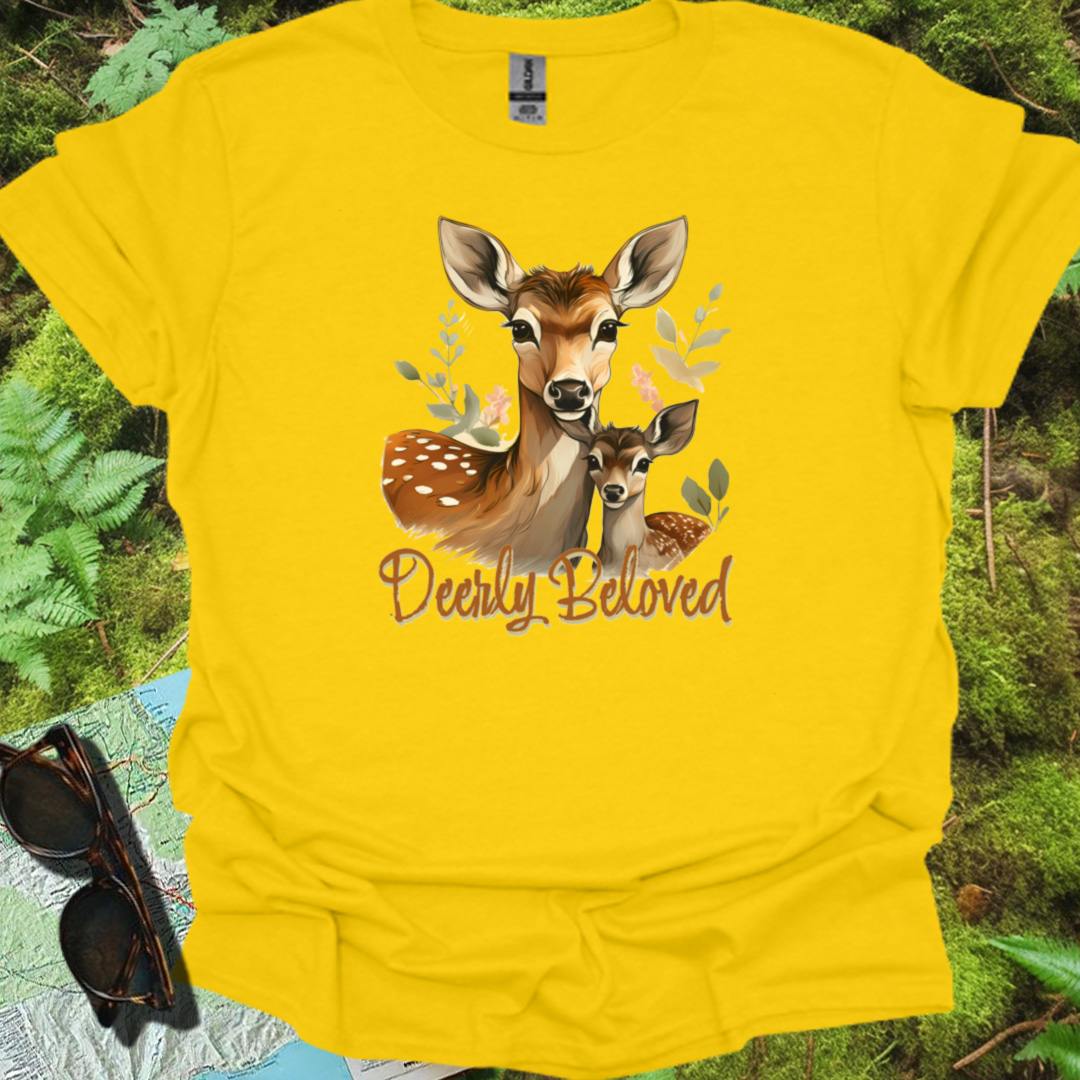 Deerly Beloved Fawn T-shirt trendy