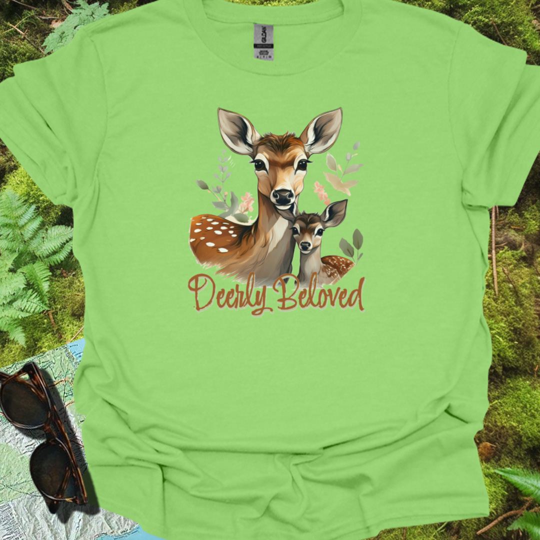 Deerly Beloved Fawn T-shirt trendy