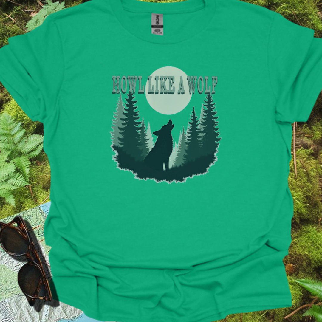 Howl like a Wolf T-shirt trendy