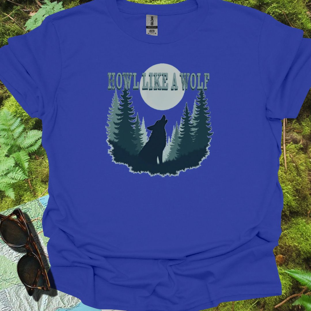 Howl like a Wolf T-shirt trendy