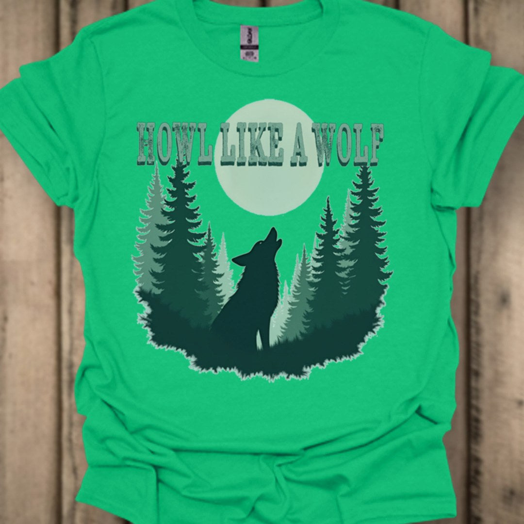 Howl like a Wolf T-shirt tendance