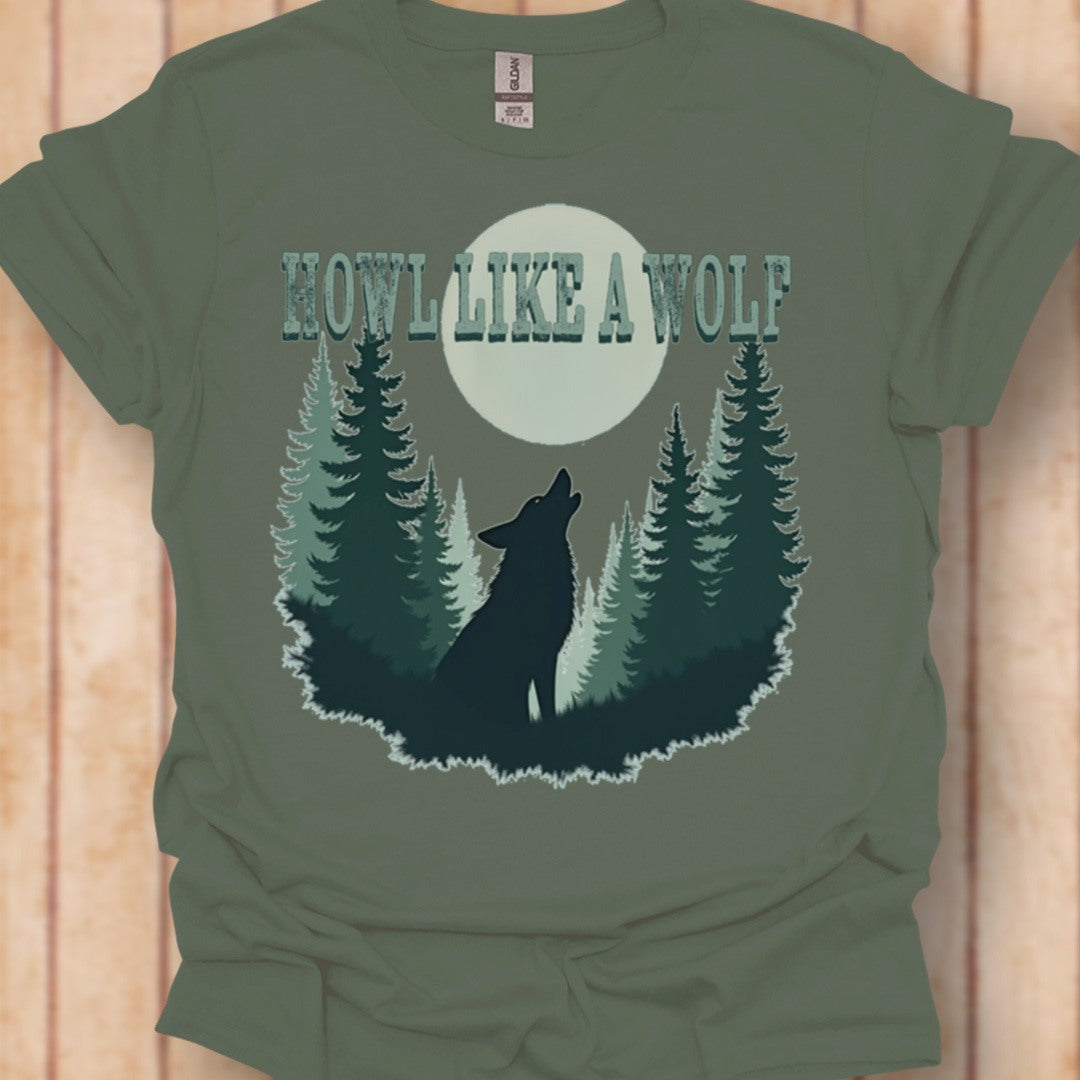 Howl like a Wolf T-shirt intemporel