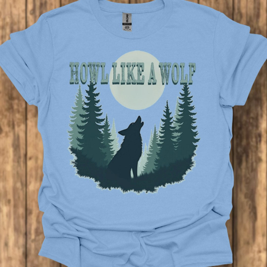Howl like a Wolf T-shirt tendance