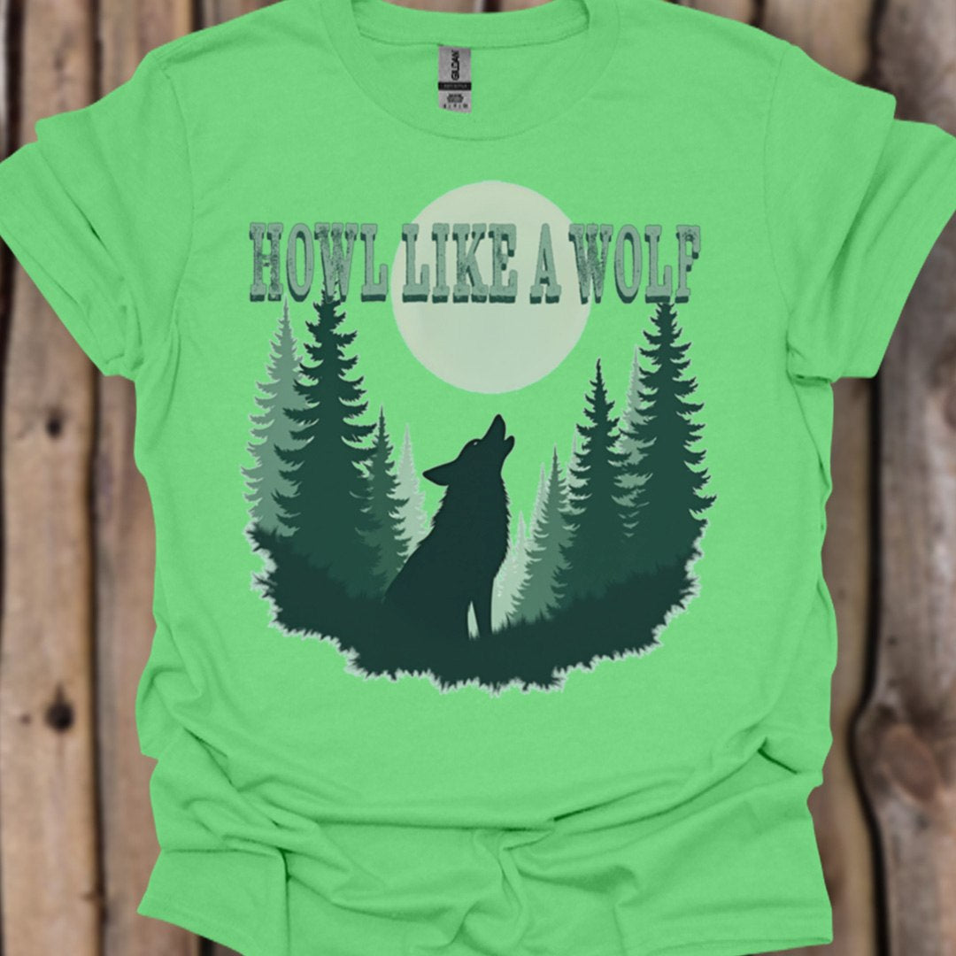 Howl like a Wolf T-shirt tendance