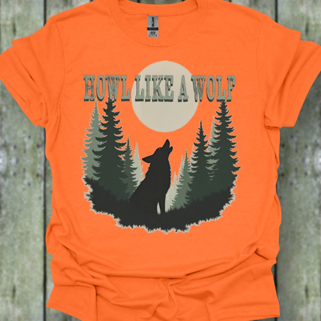 Howl like a Wolf T-shirt tendance