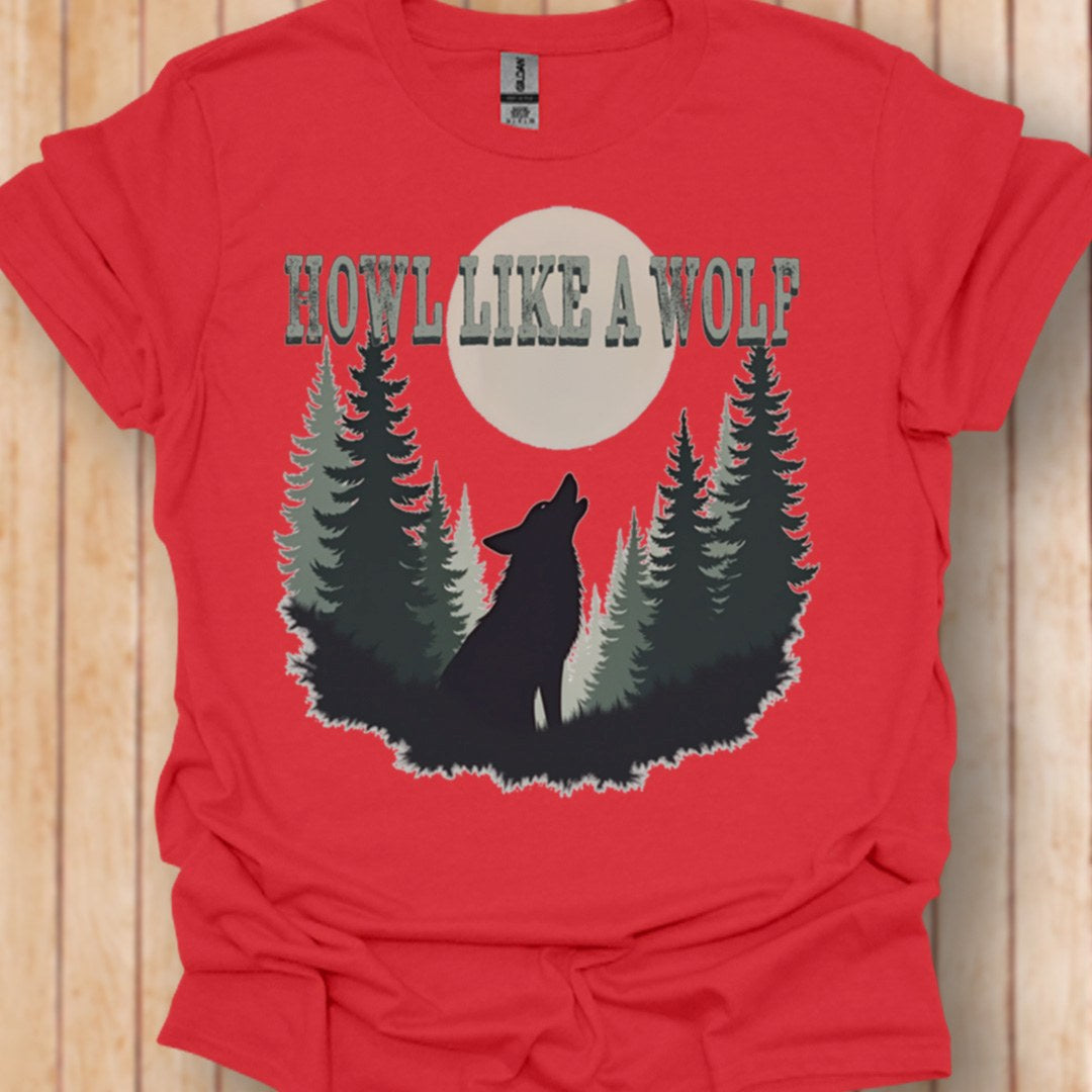Howl like a Wolf T-shirt tendance
