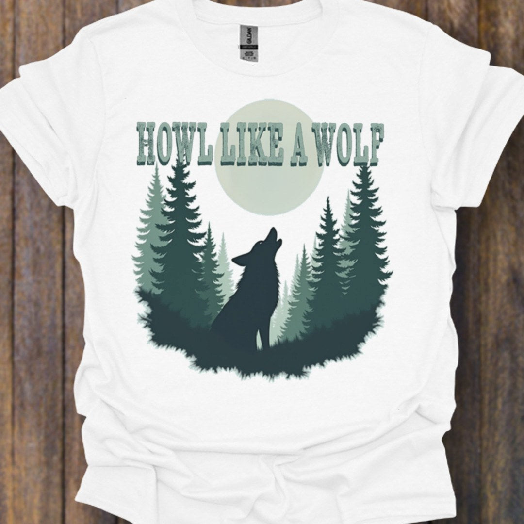 Howl like a Wolf T-shirt intemporel