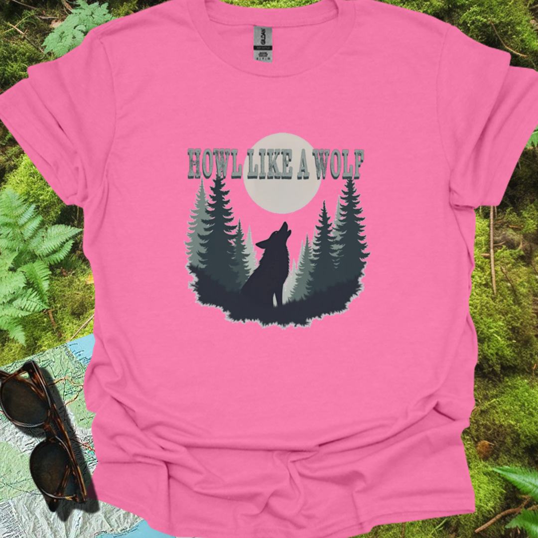 Howl like a Wolf T-shirt trendy
