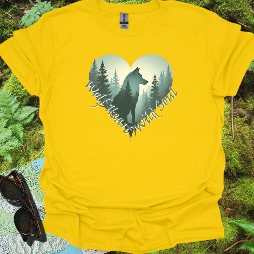 Wolf Heart T-shirt trendy