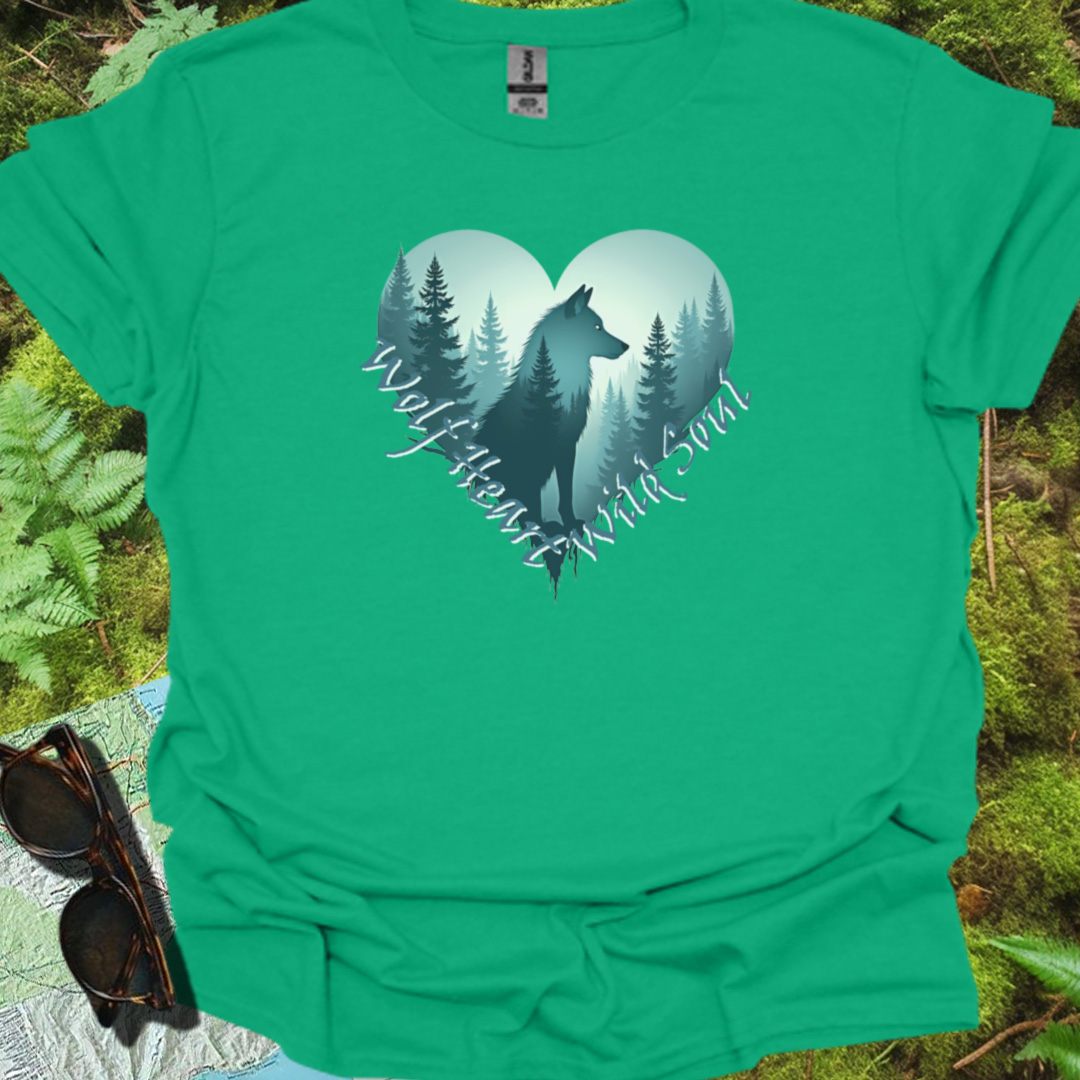 Wolf Heart T-shirt trendy