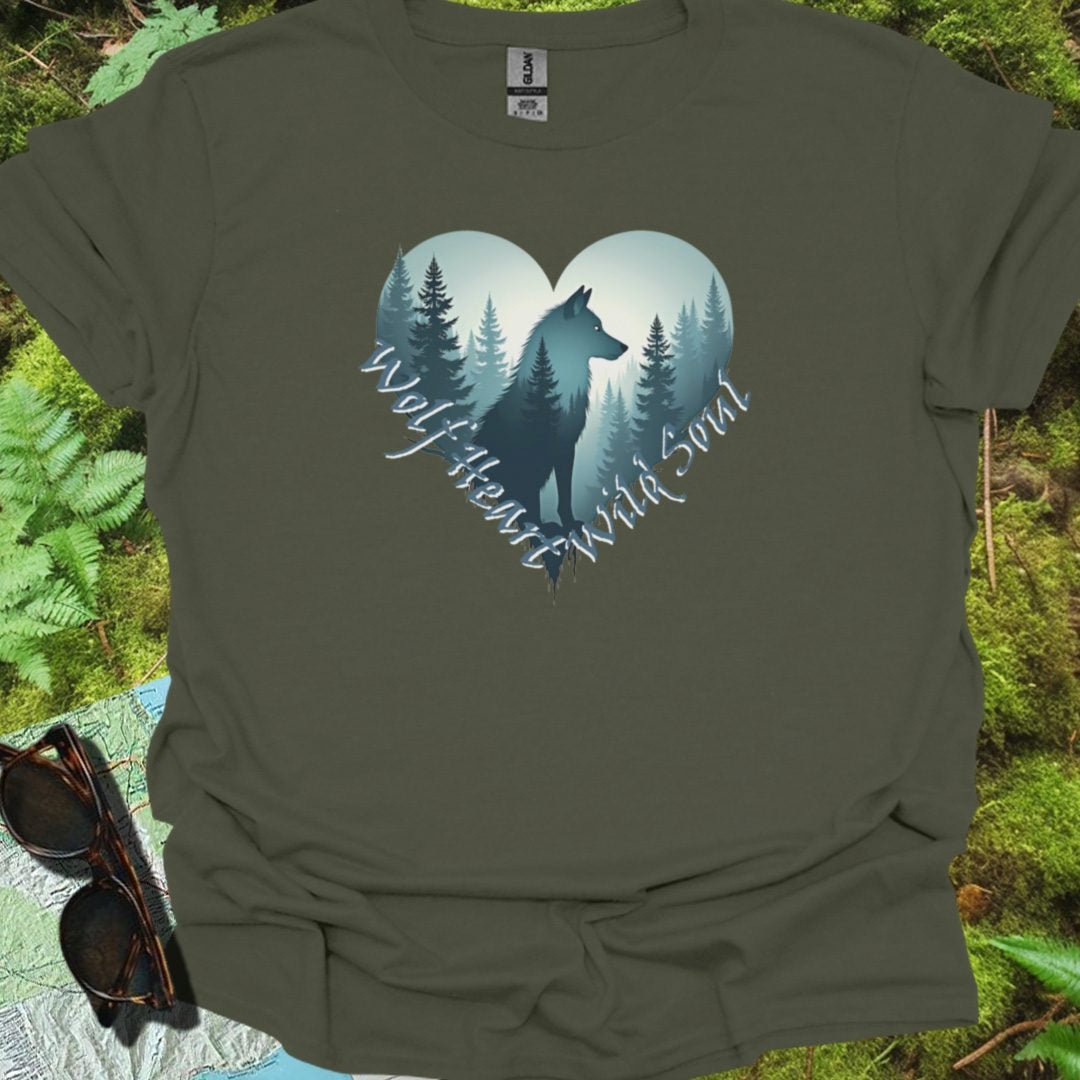 Wolf Heart T-shirt tijdloos