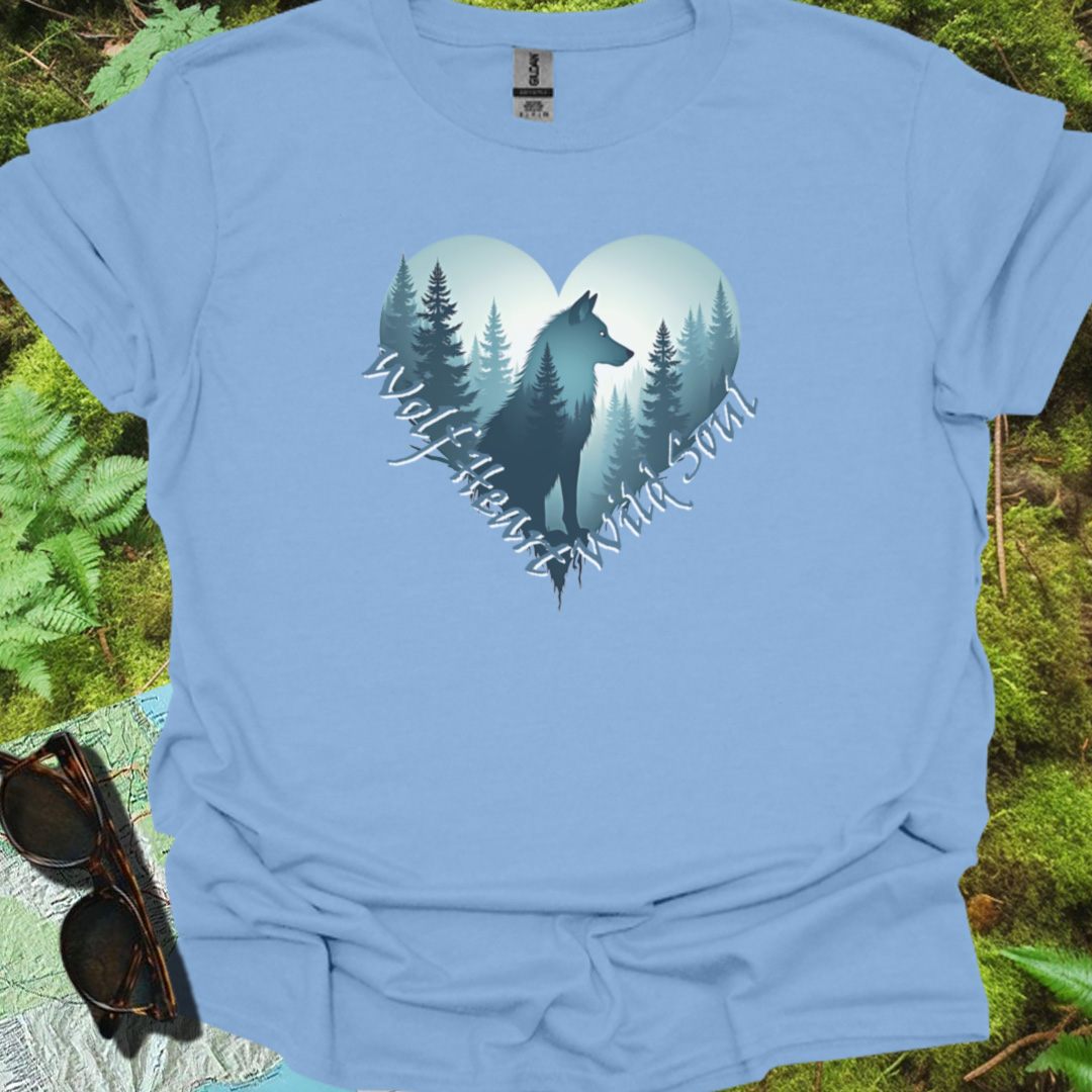 Wolf Heart T-shirt trendy