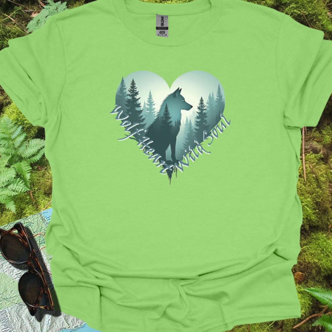 Wolf Heart T-shirt trendy