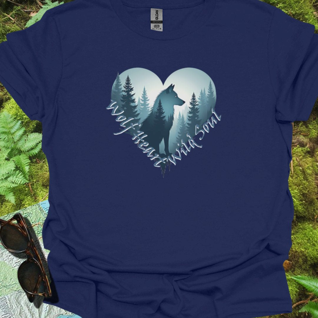 Wolf Heart T-shirt tijdloos