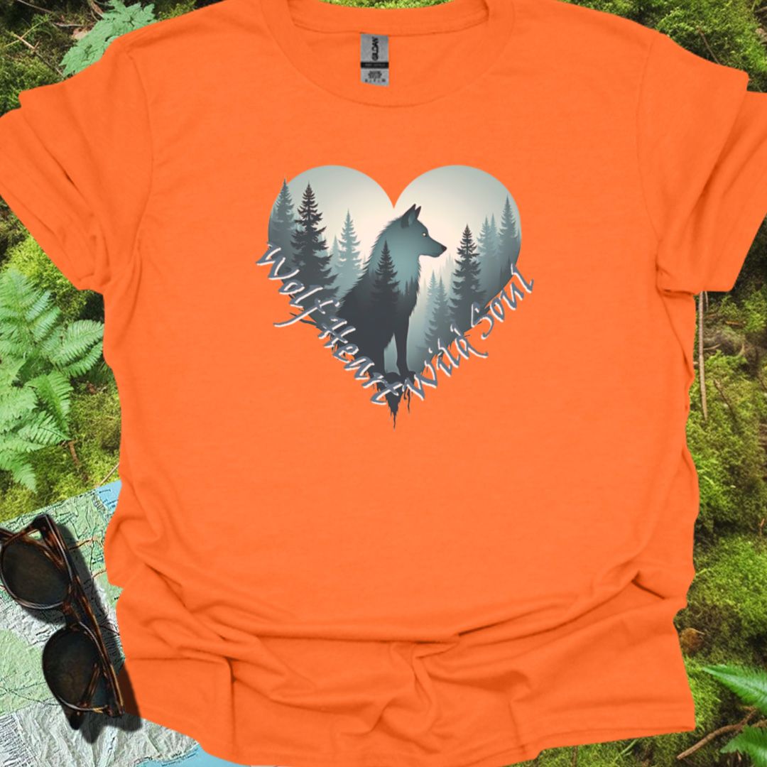 Wolf Heart T-shirt trendy