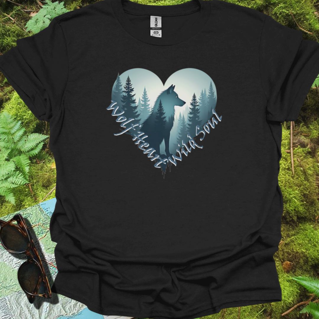 Wolf Heart T-shirt tijdloos