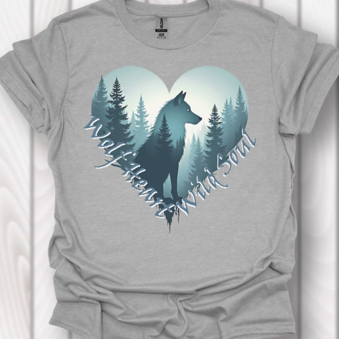Wolf Heart T-shirt intemporel