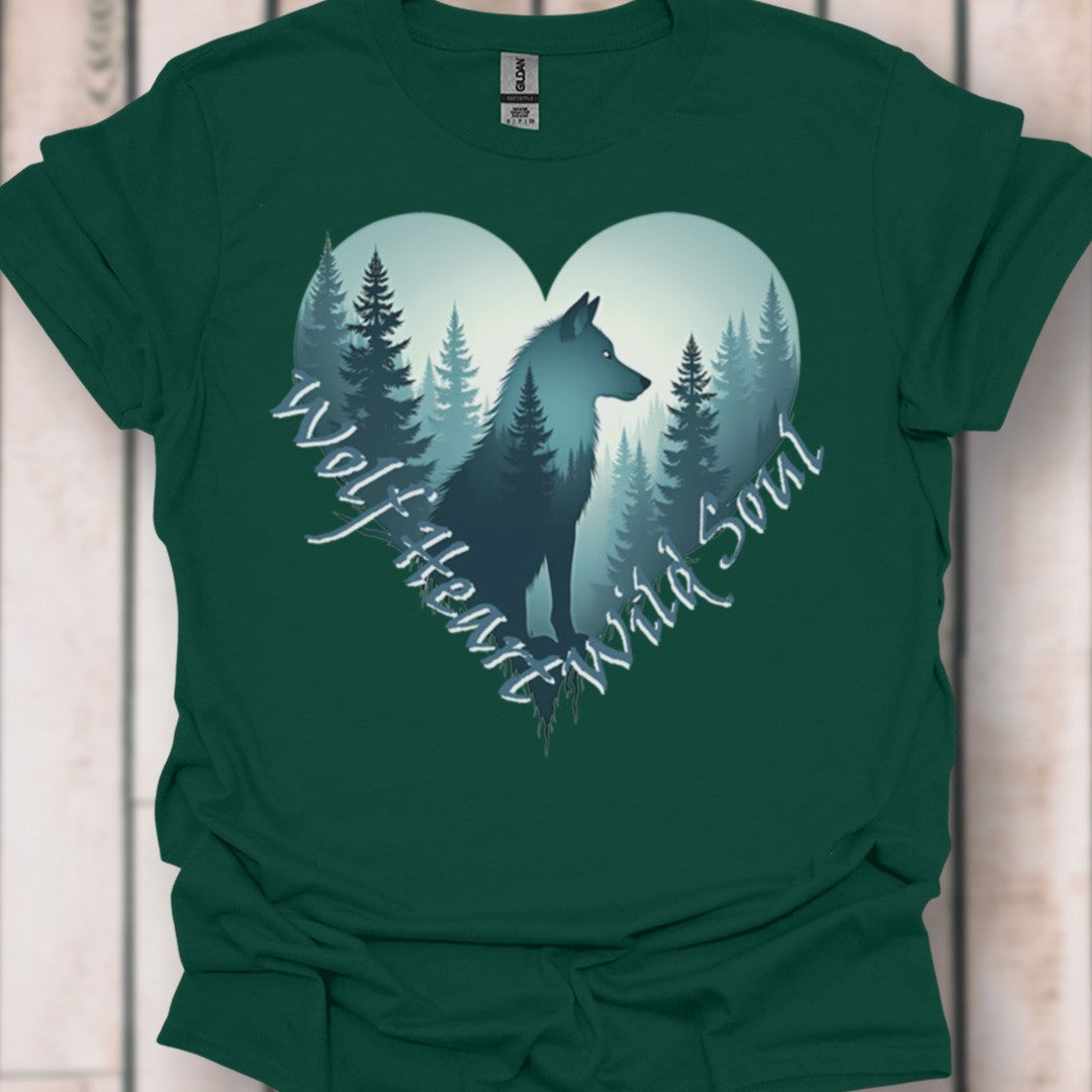 Wolf Heart T-shirt intemporel
