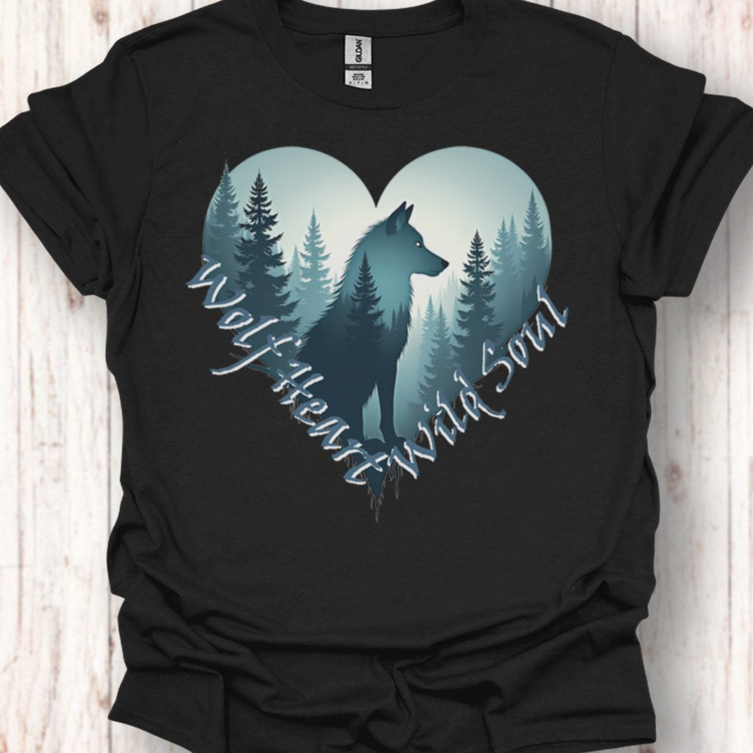 Wolf Heart T-shirt intemporel
