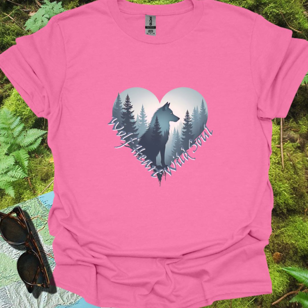 Wolf Heart T-shirt trendy
