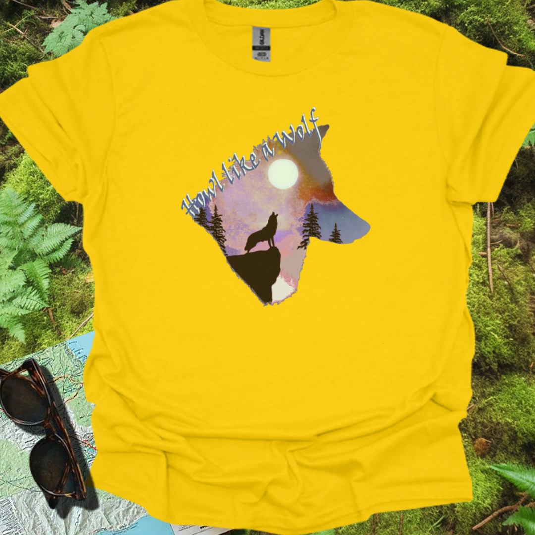Howling Wolf T-shirt trendy