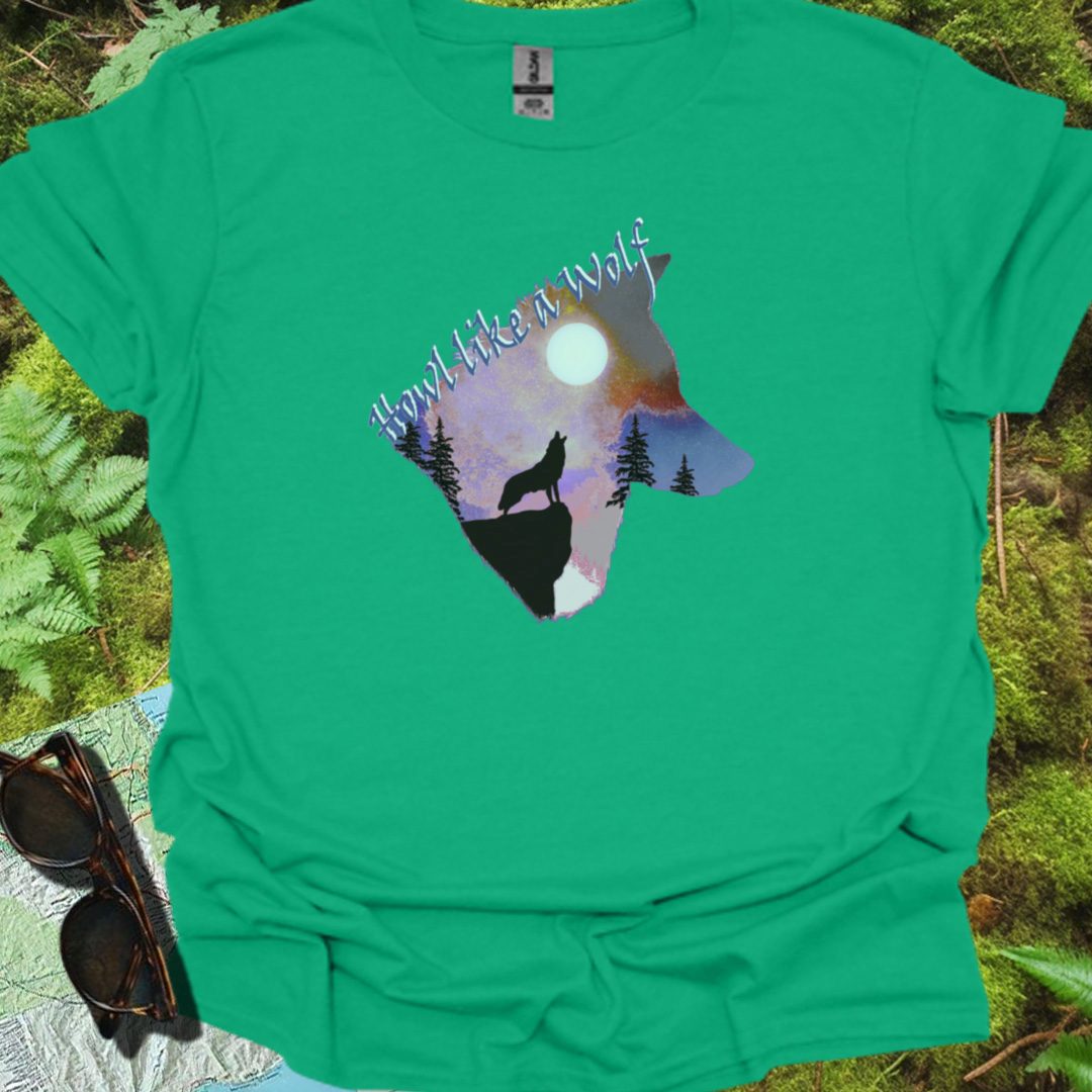 Howling Wolf T-shirt trendy