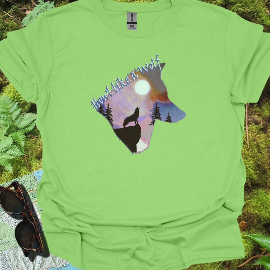Howling Wolf T-shirt trendy
