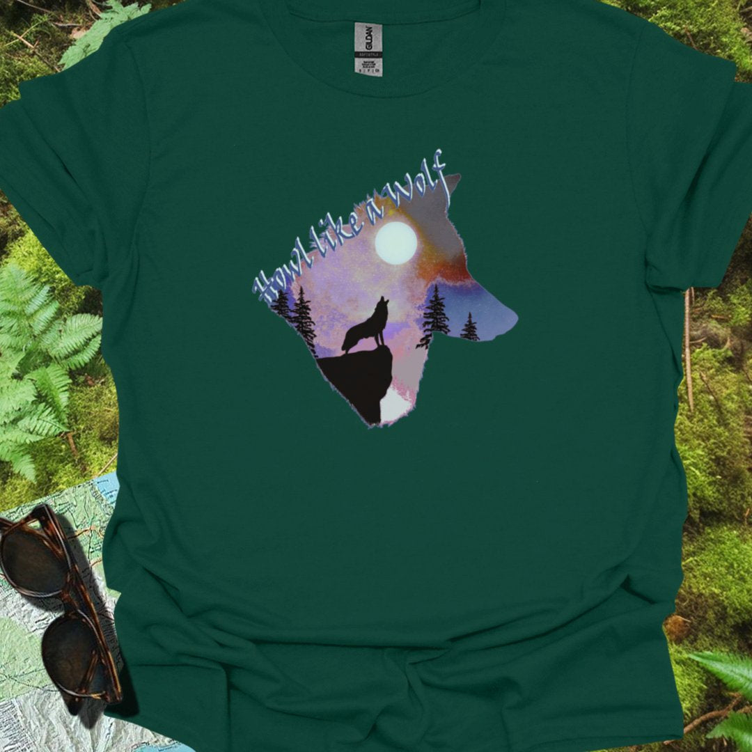 Howling Wolf T-shirt tijdloos