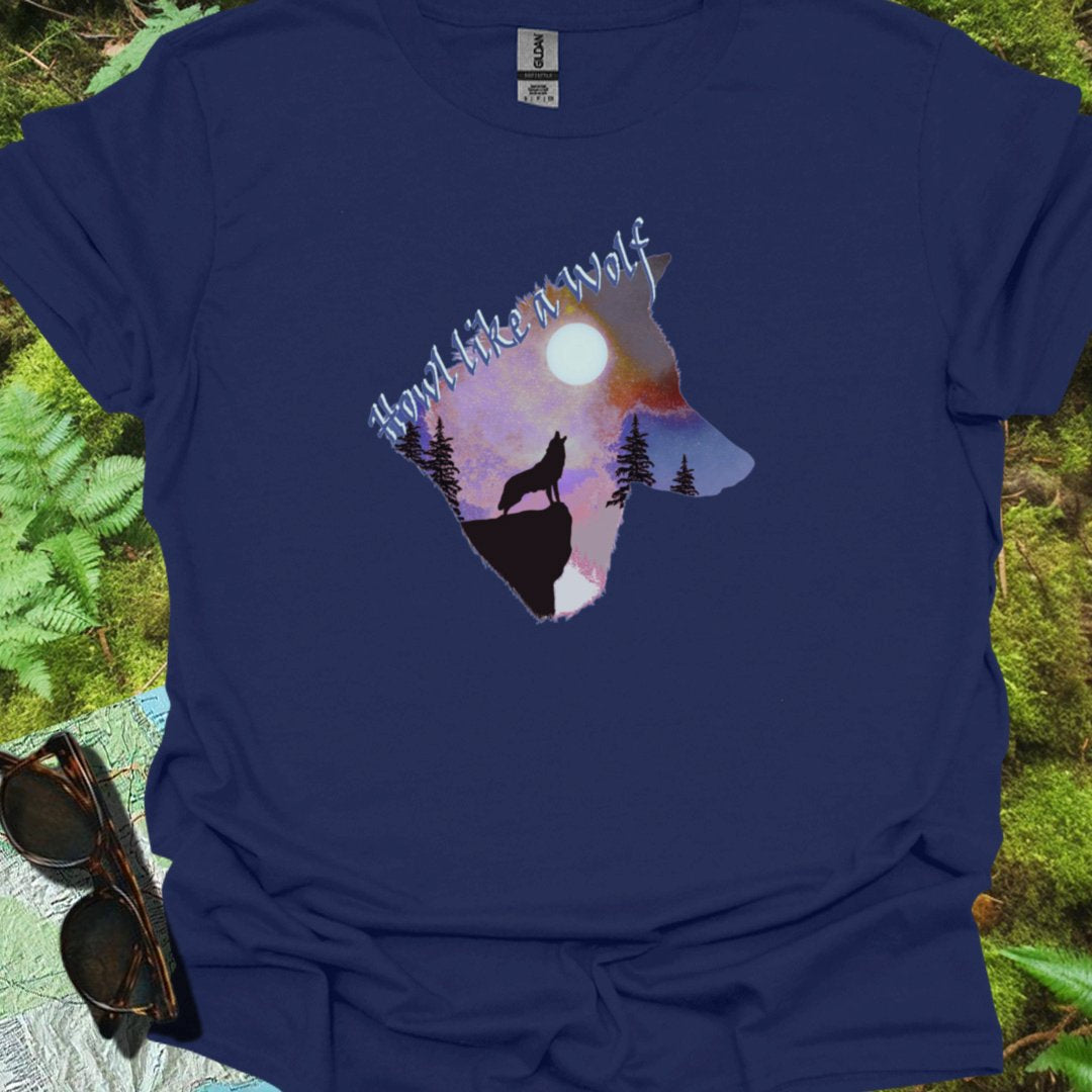 Howling Wolf T-shirt tijdloos