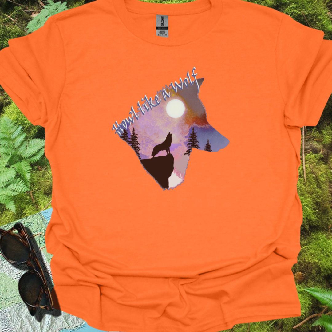 Howling Wolf T-shirt trendy