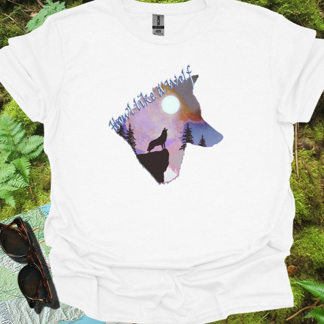 Howling Wolf T-shirt tijdloos
