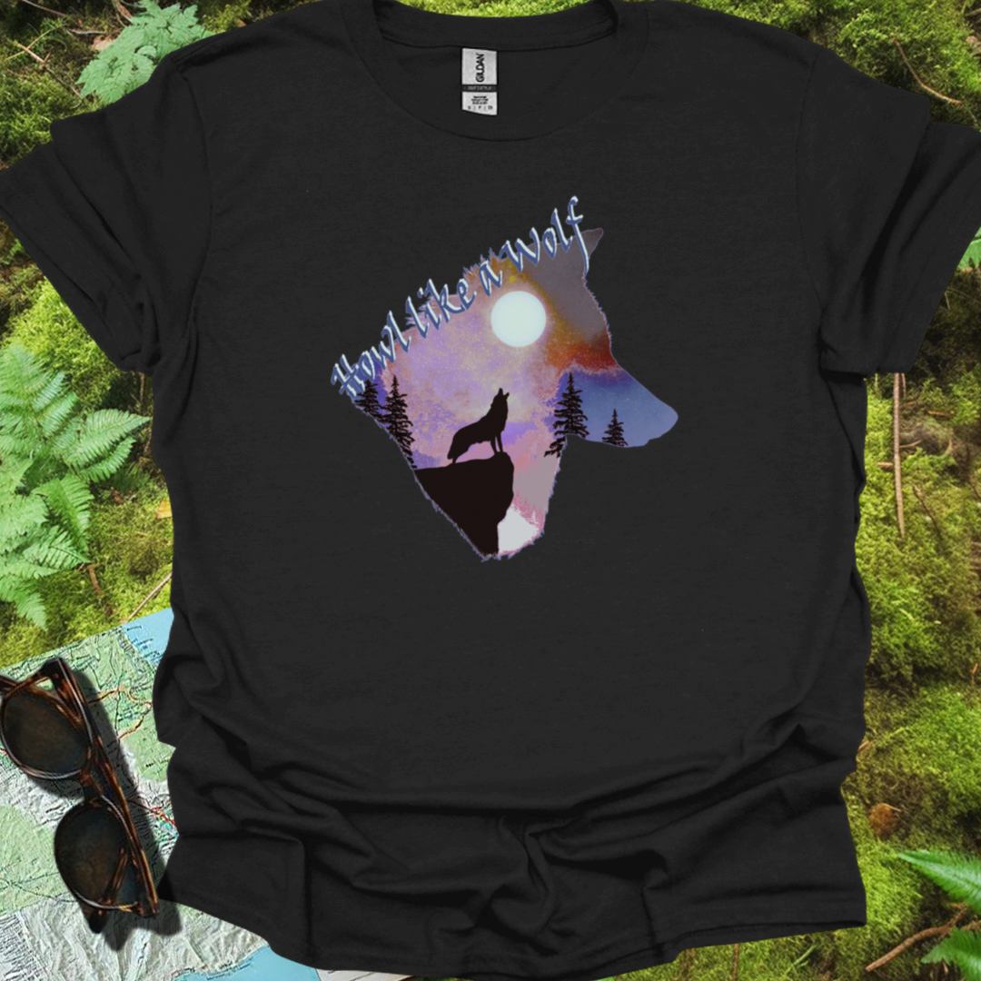 Howling Wolf T-shirt tijdloos