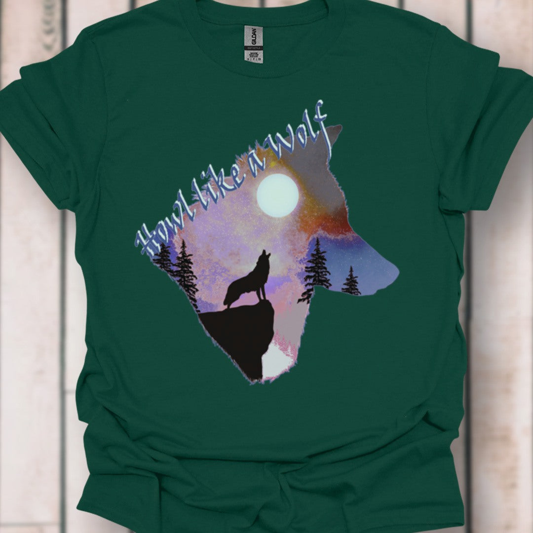 Howling Wolf T-shirt intemporel
