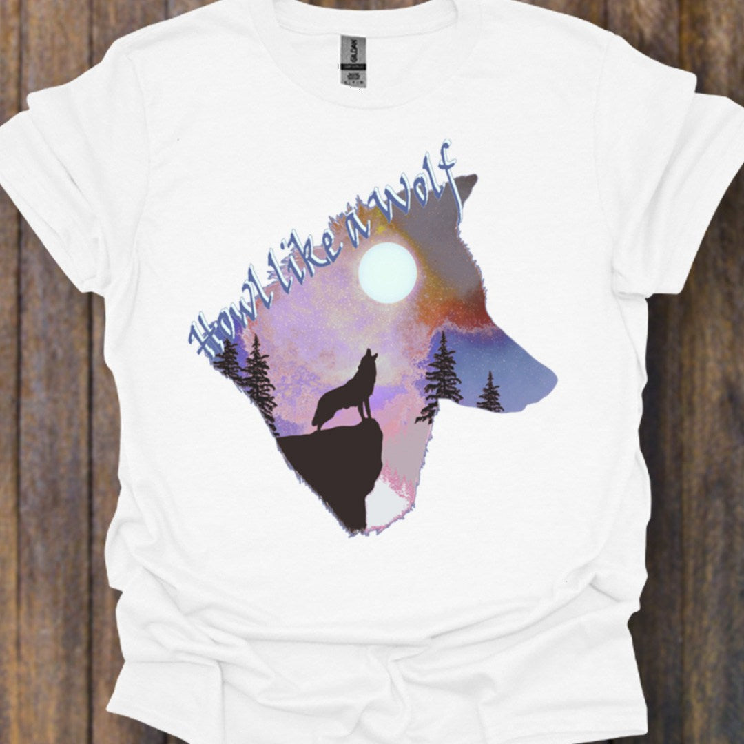 Howling Wolf T-shirt intemporel