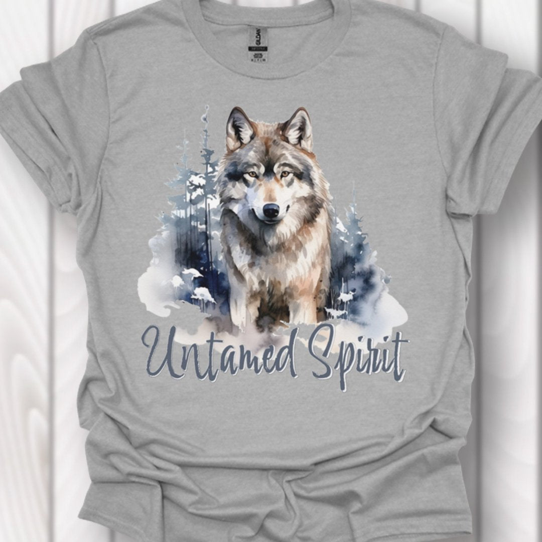 Untamed Spirit Wolf T-shirt intemporel