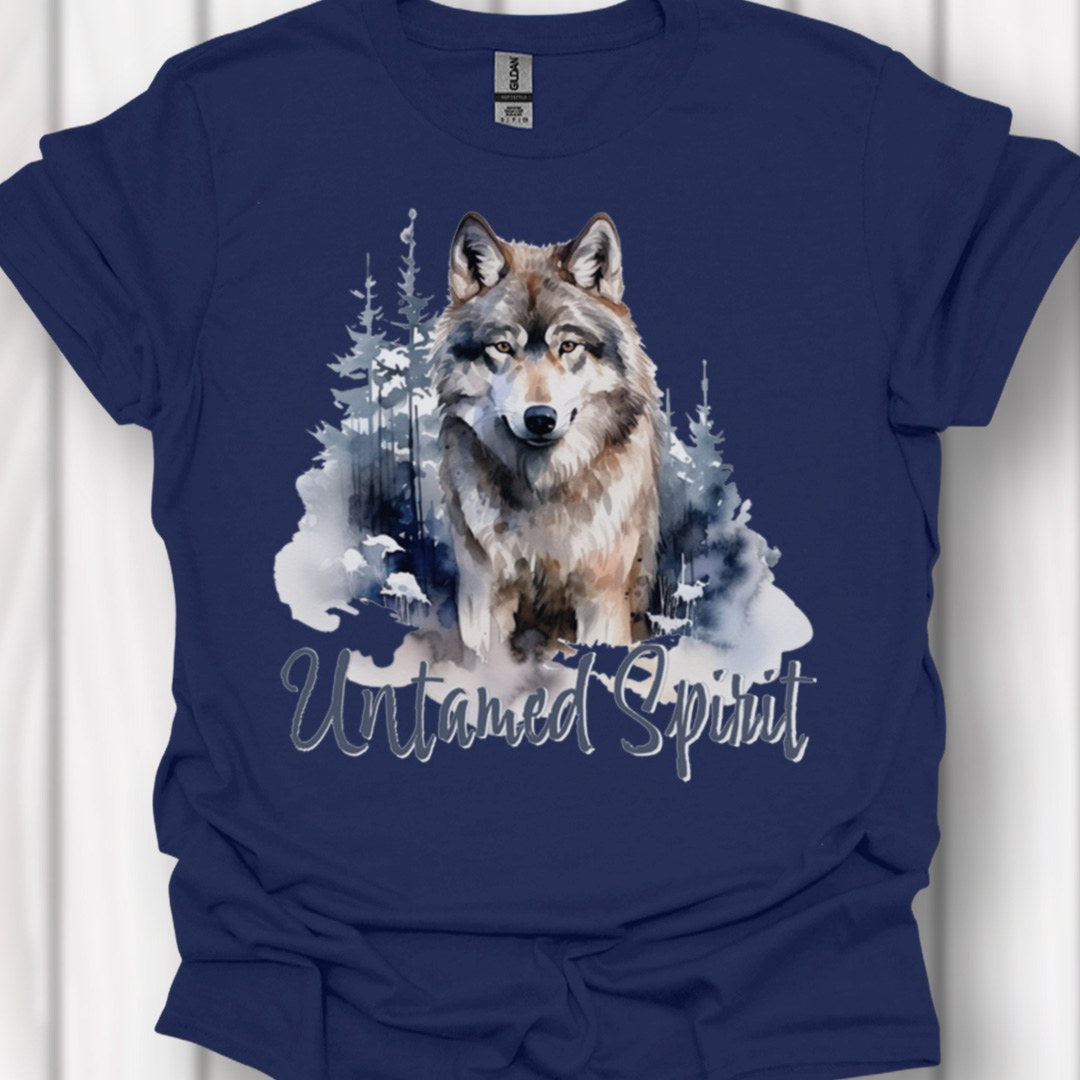 Untamed Spirit Wolf T-shirt intemporel