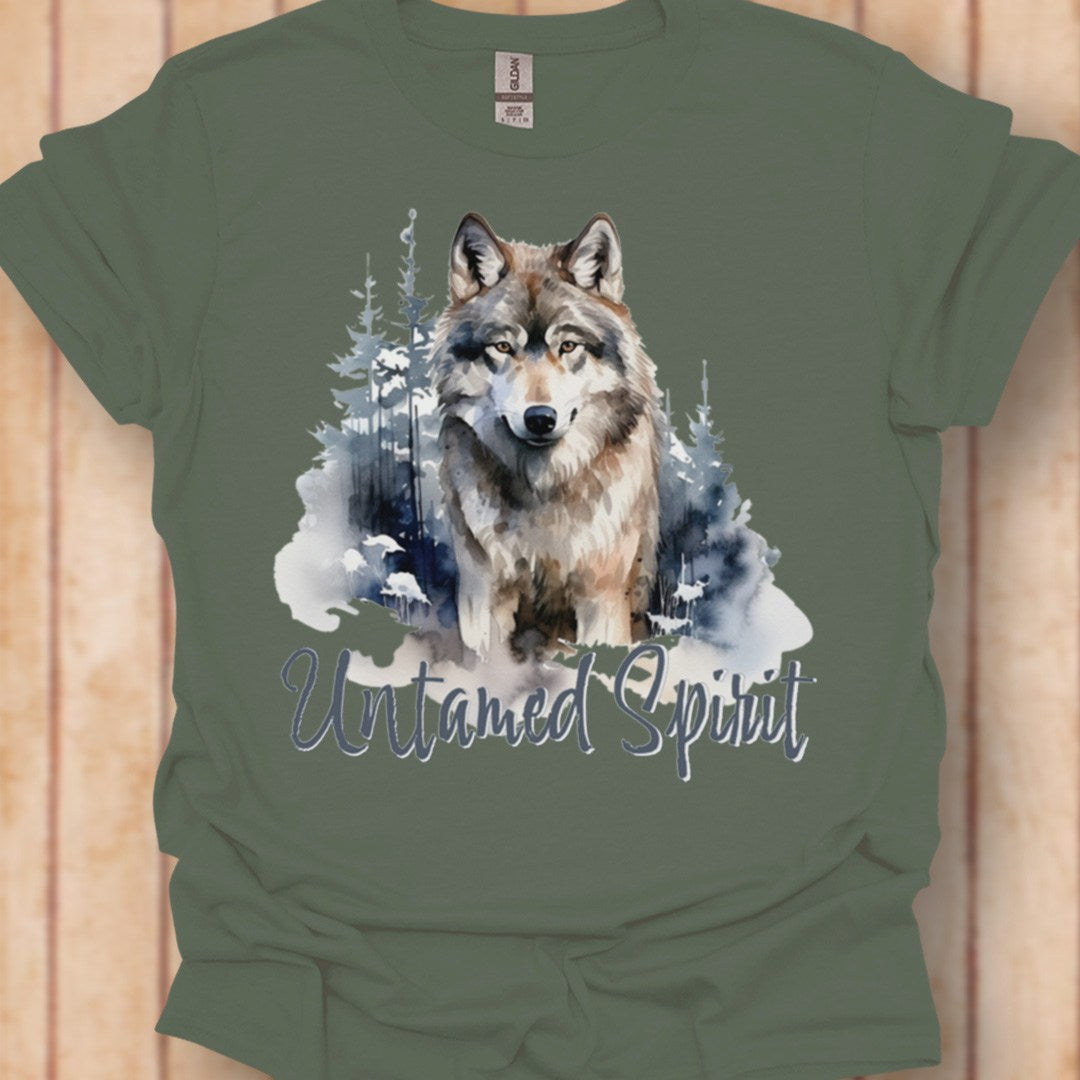 Untamed Spirit Wolf T-shirt intemporel