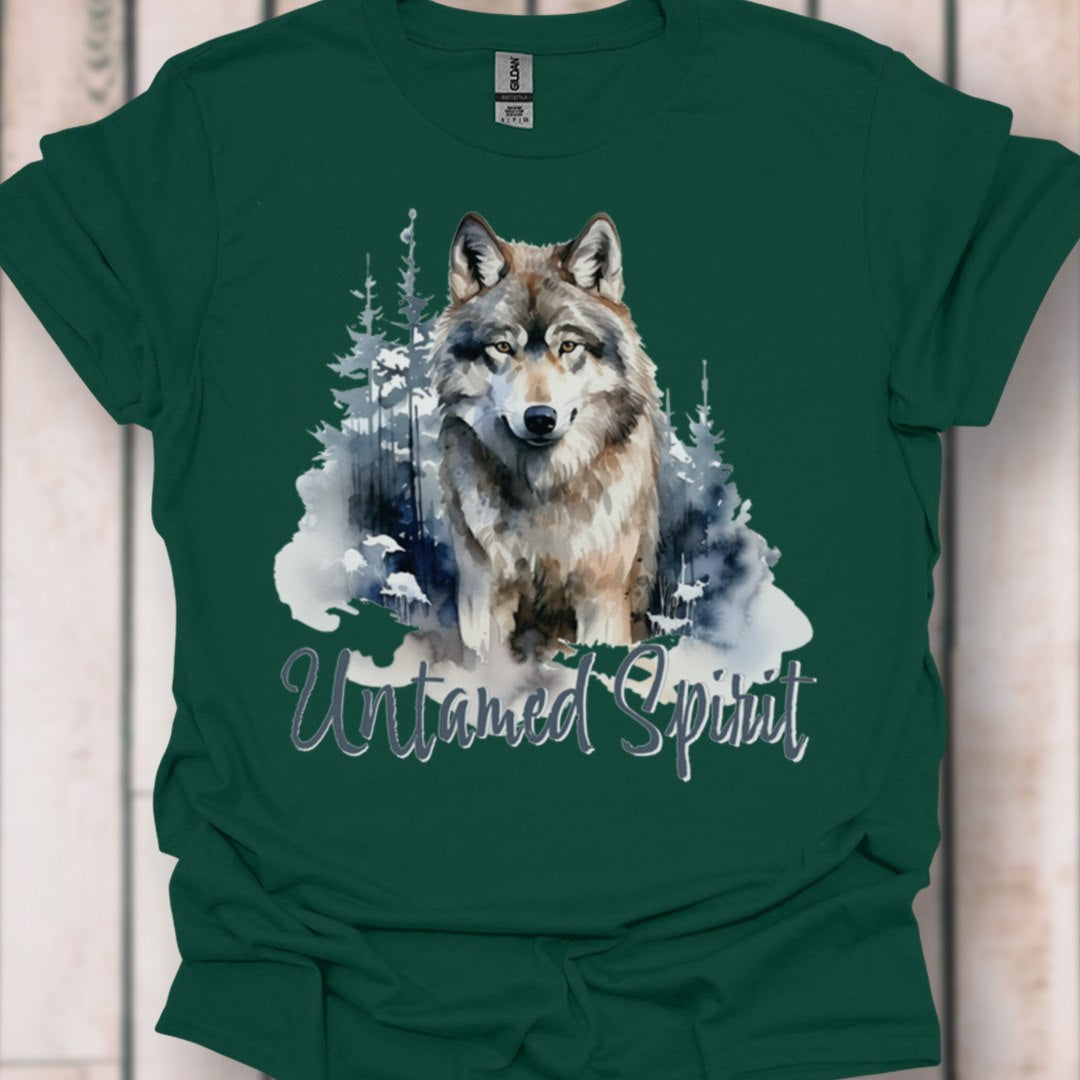 Untamed Spirit Wolf T-shirt intemporel