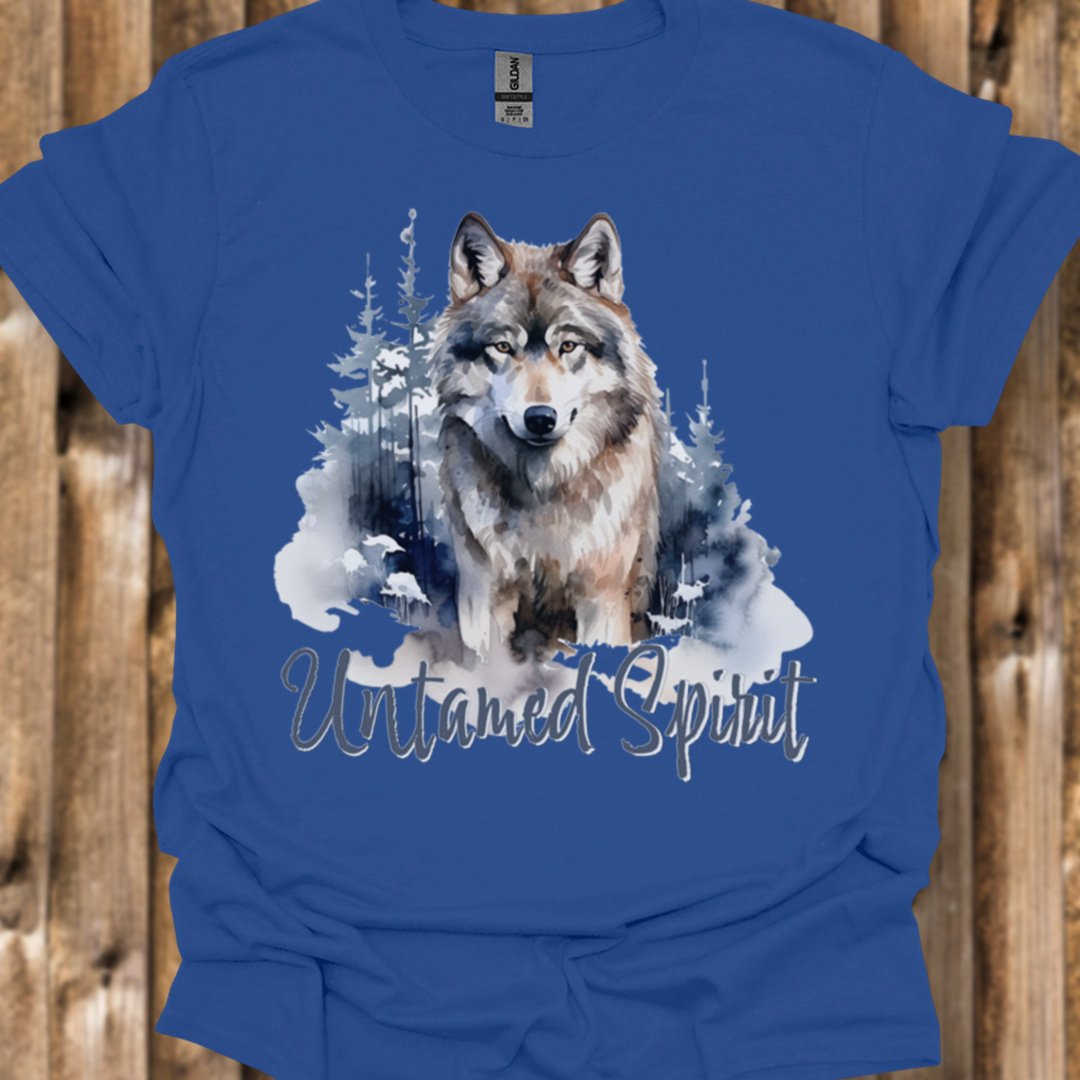 Untamed Spirit Wolf T-shirt tendance