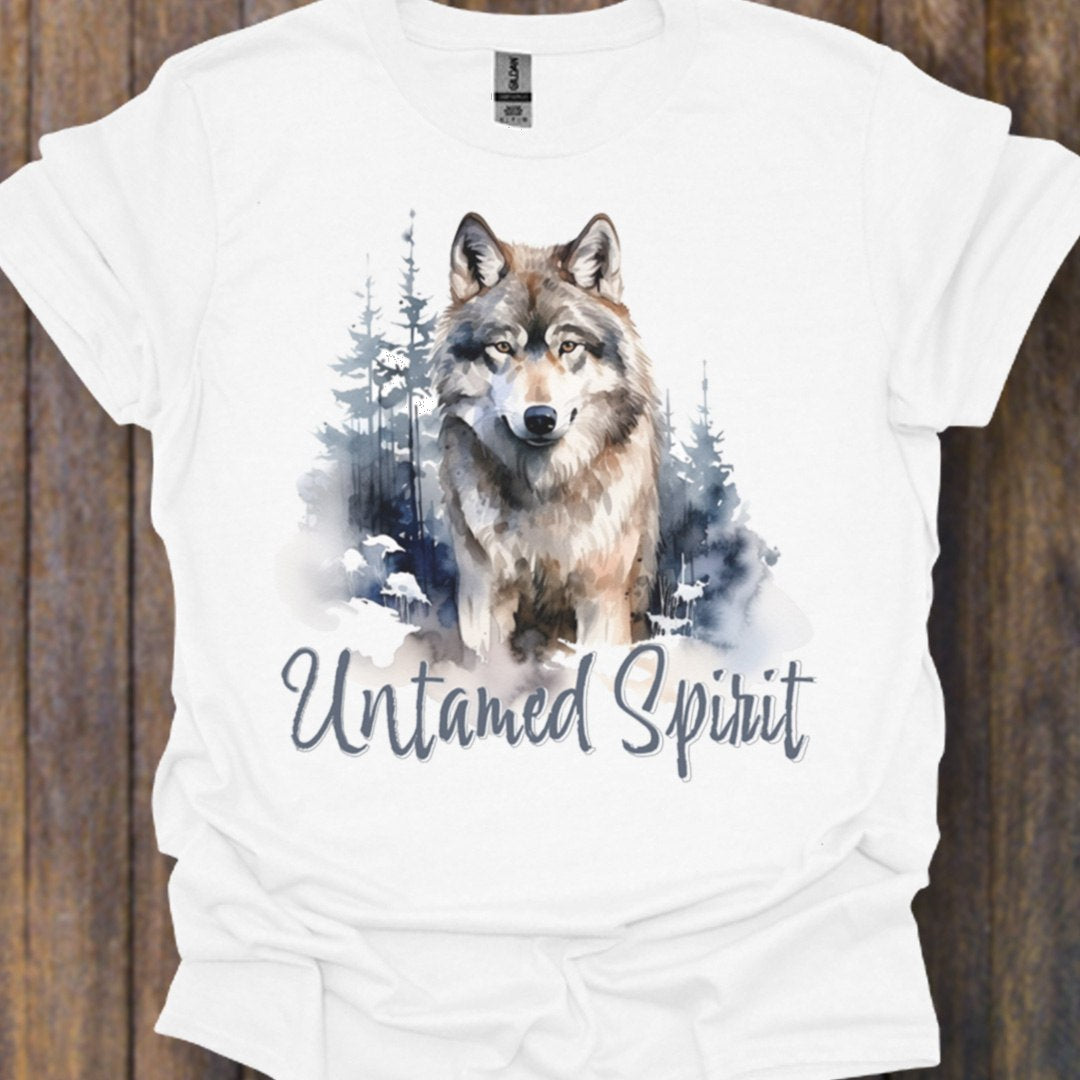 Untamed Spirit Wolf T-shirt intemporel