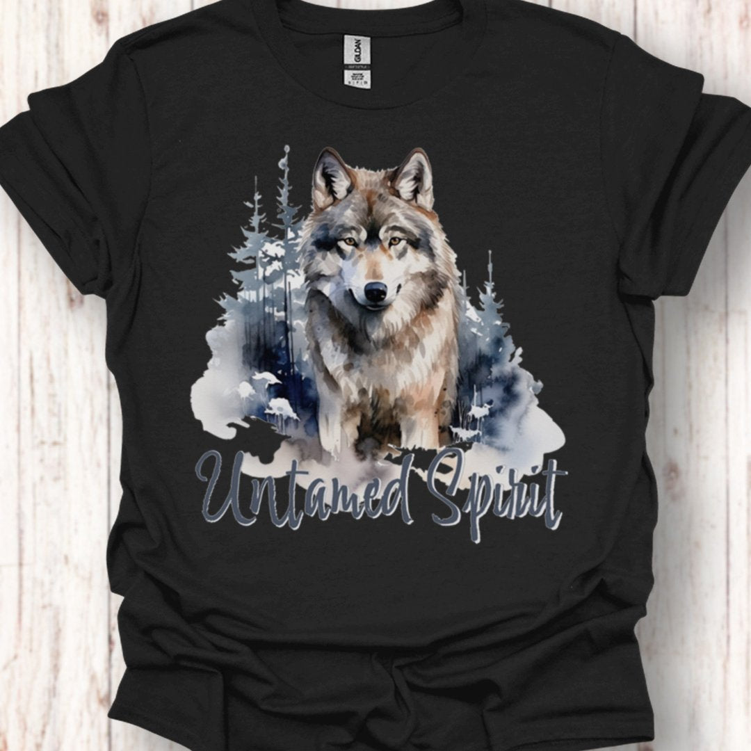 Untamed Spirit Wolf T-shirt intemporel
