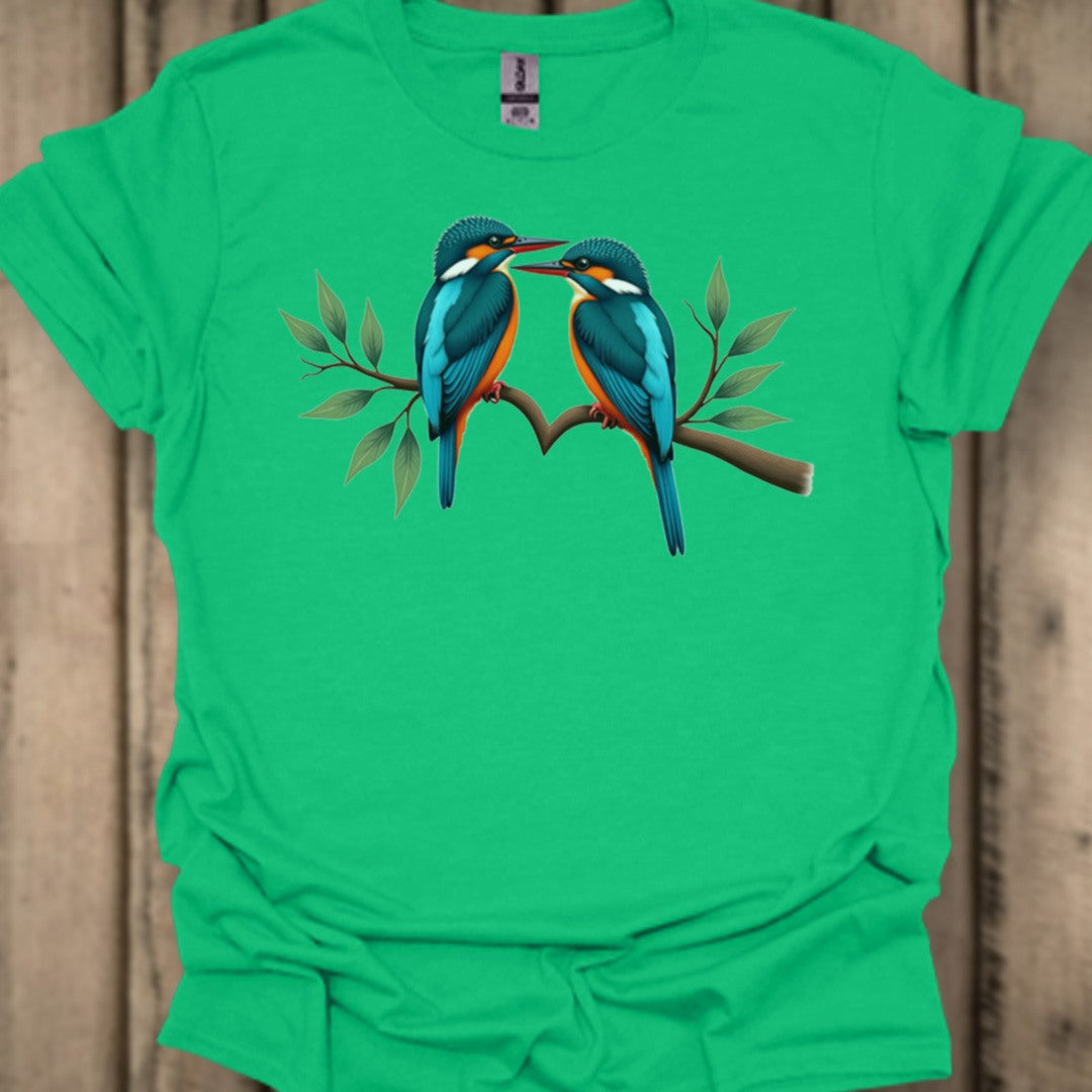 IJsvogelliefde trendy T-shirt