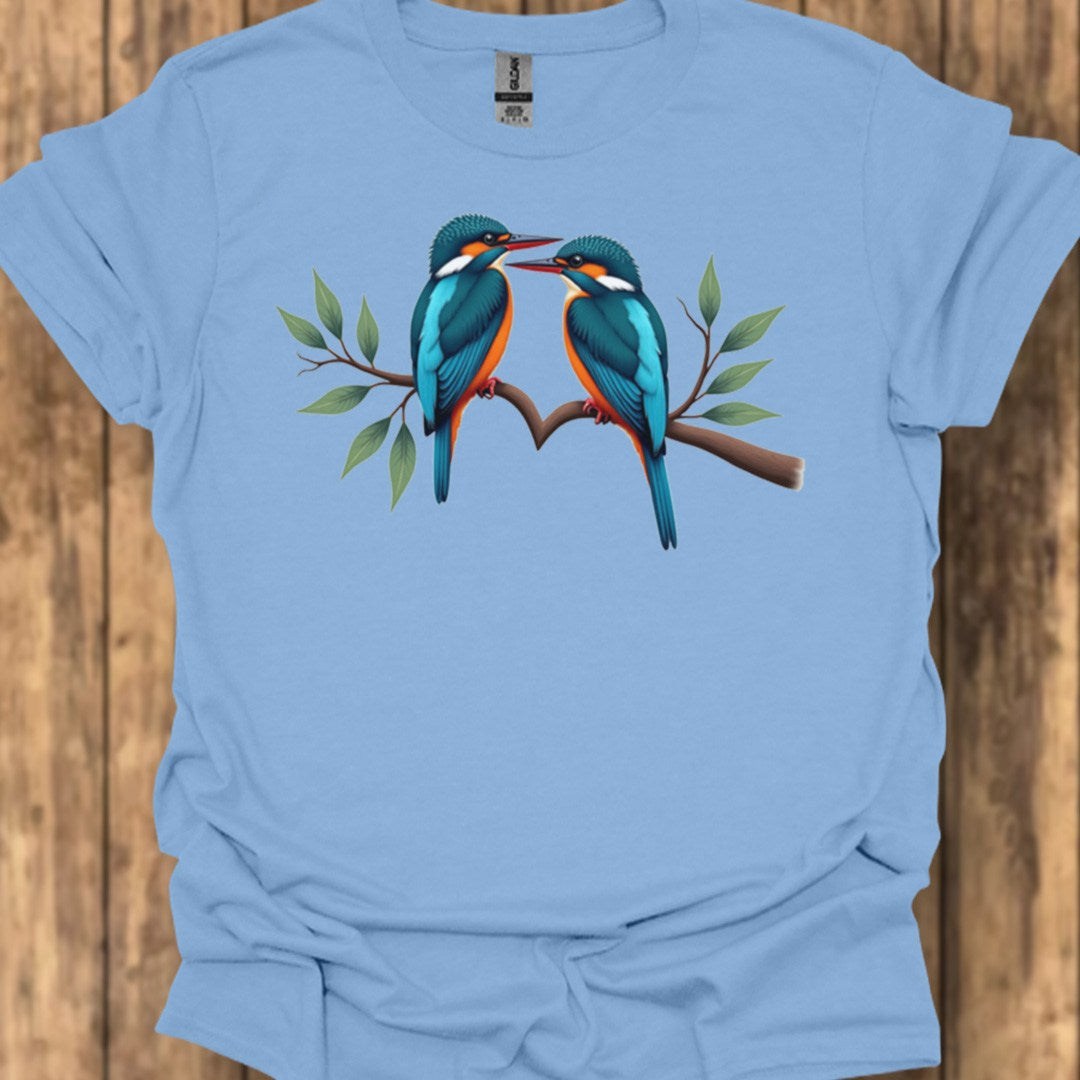 IJsvogelliefde trendy T-shirt