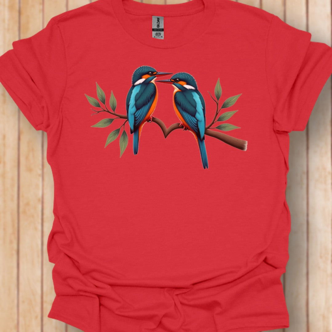 IJsvogelliefde trendy T-shirt