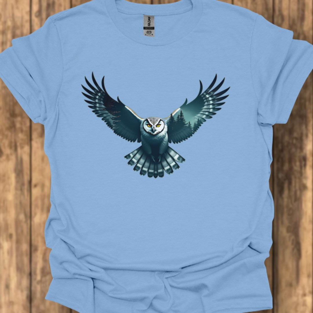 Vliegende Uil Double Exposure T‑Shirt