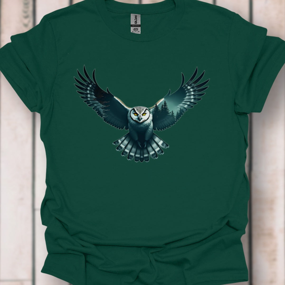 Vliegende Uil Double Exposure T‑Shirt